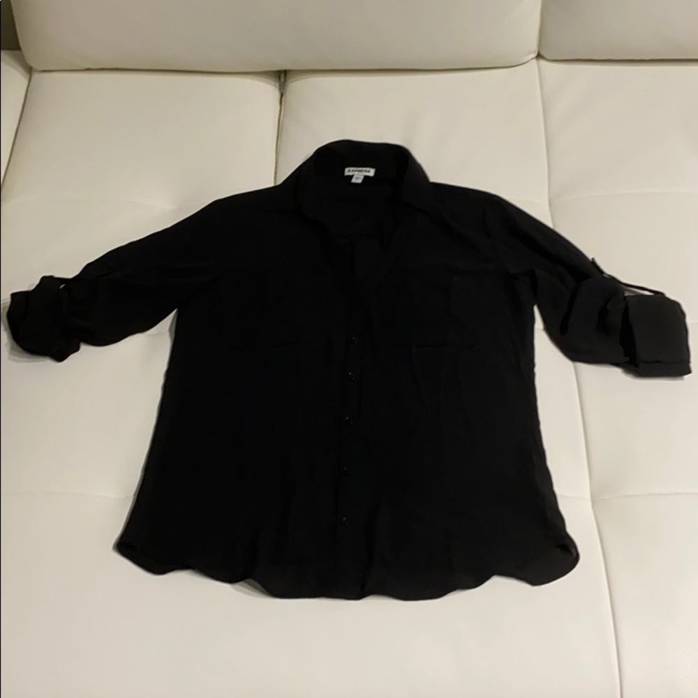 Express black blouse.
